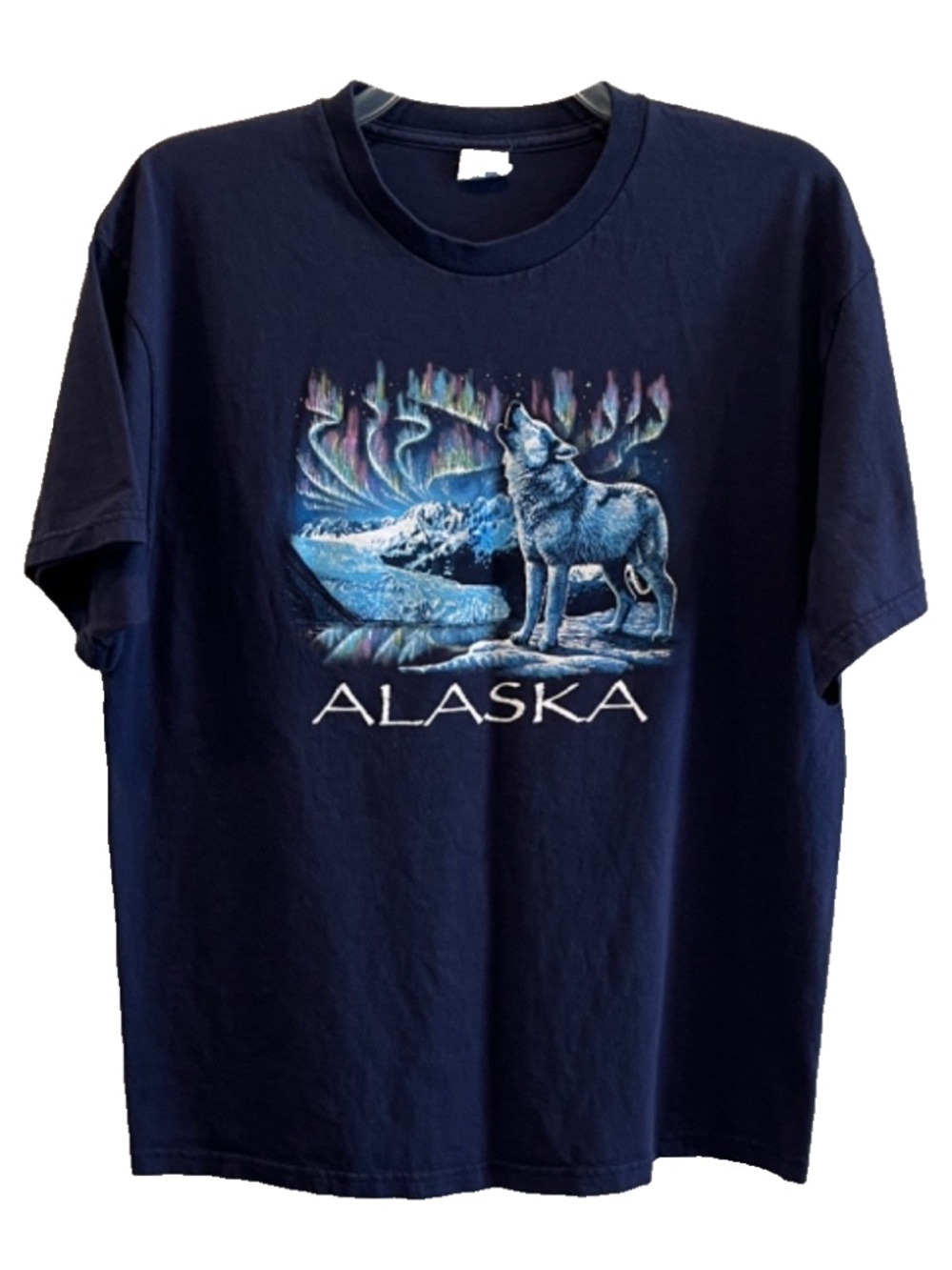 Delta Pro Weight Blue Alaska Cotton T-Shirt,  Adult Unisex XL